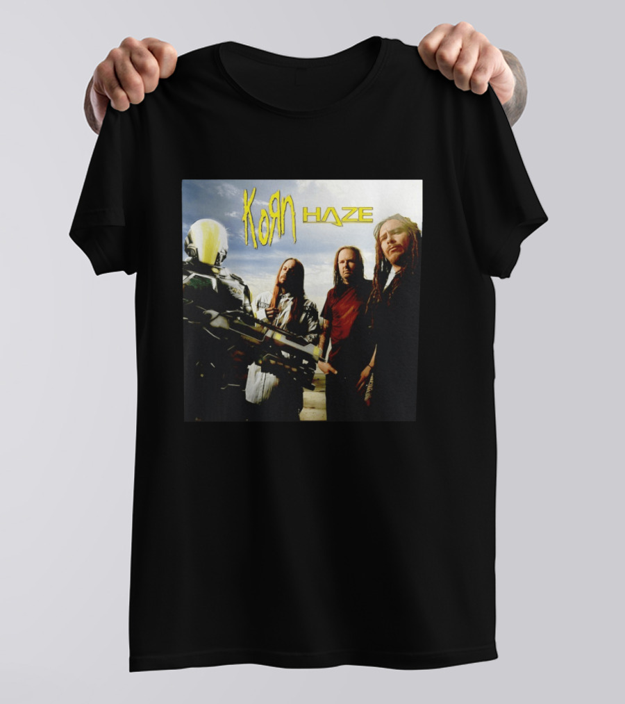 Korn Haze Band Members With Sci Fi Armor T-Shirt