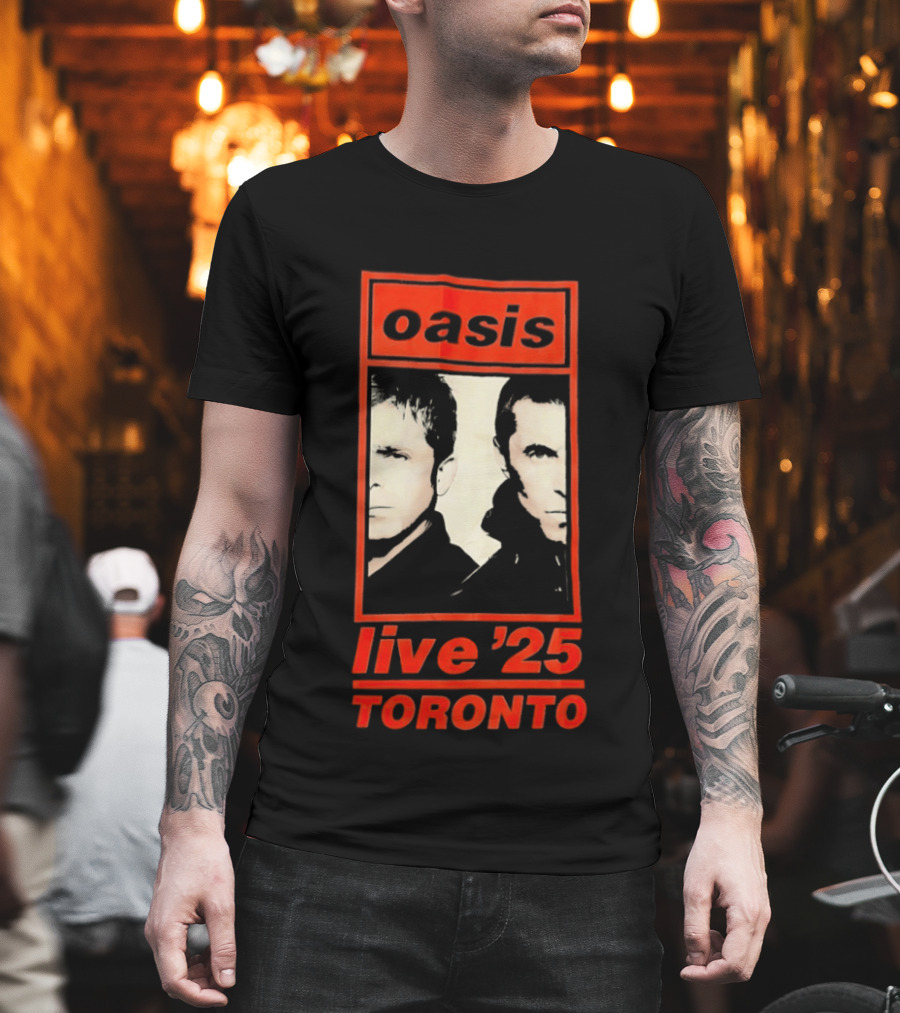 Oasis Live '25 Toronto Concert Event T-Shirt
