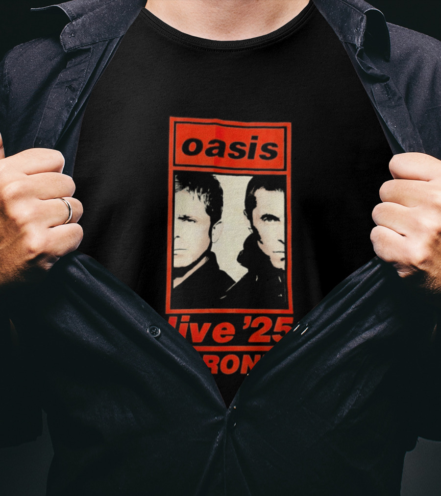 Oasis Live '25 Toronto Concert Event T-Shirt