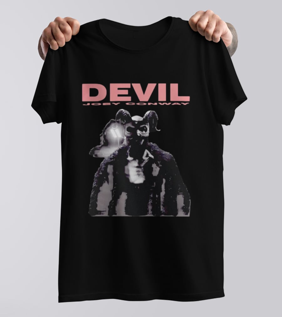 Devil Joey Conway Photographic Evidence Mysterious Horned Figure T-Shirt