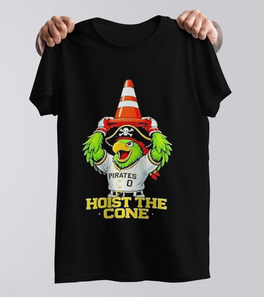 Pirate Parrot Hoist The Cone Pittsburgh Pirates Baseball 2026 T-Shirt