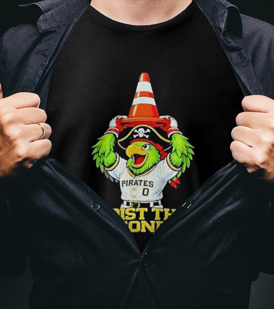 Pirate Parrot Hoist The Cone Pittsburgh Pirates Baseball 2026 T-Shirt