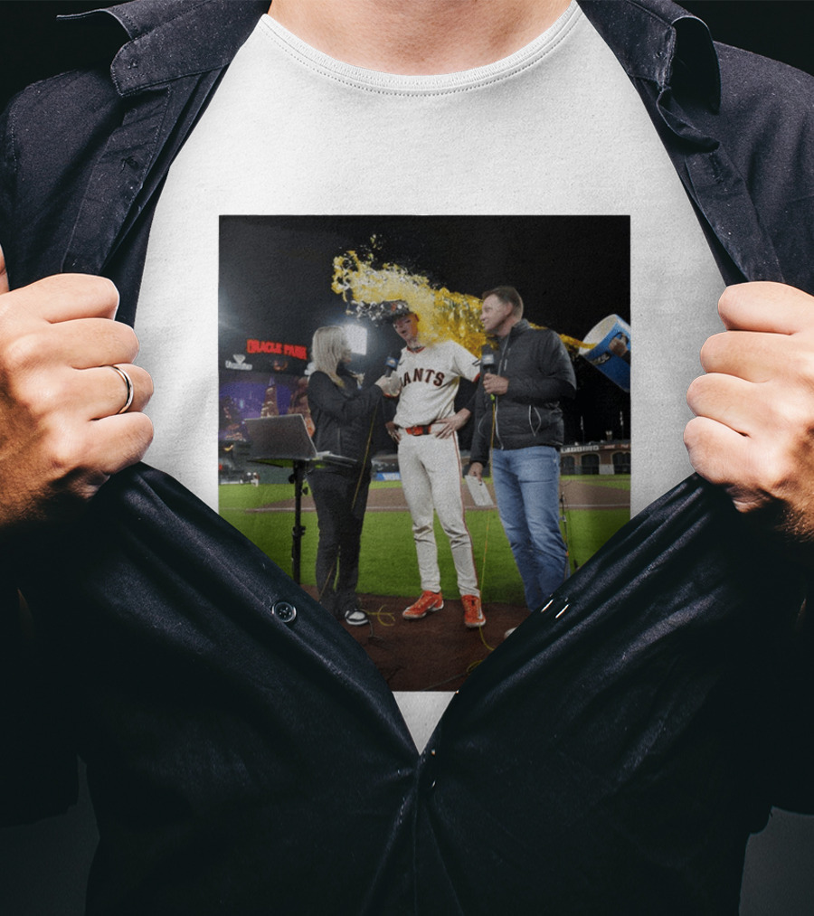 Daniel Susac Interview Oracle Park San Francisco Giants Celebration Moment T-Shirt
