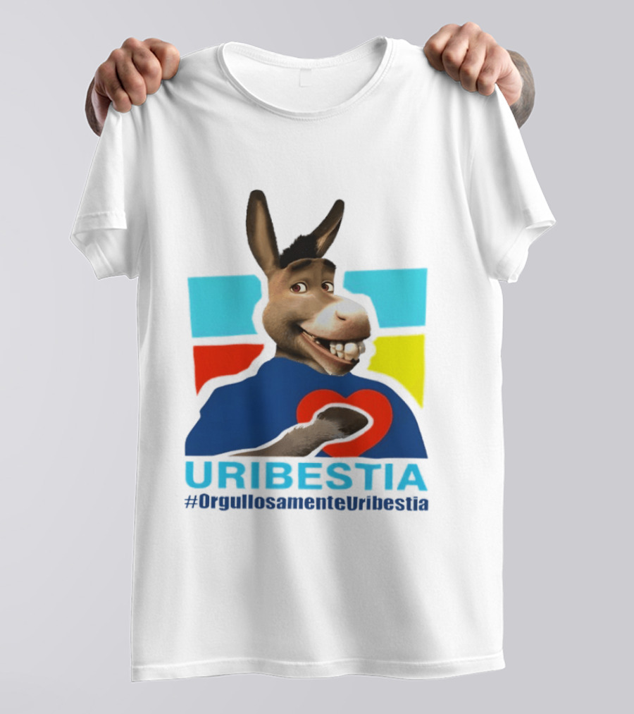 Donkey From Shrek Uribestia OrgullosamenteUribestia Hashtag T-Shirt