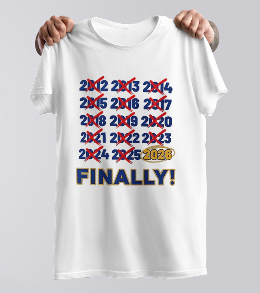 Finally 2026 Buffalo Sabres NHL T-Shirt