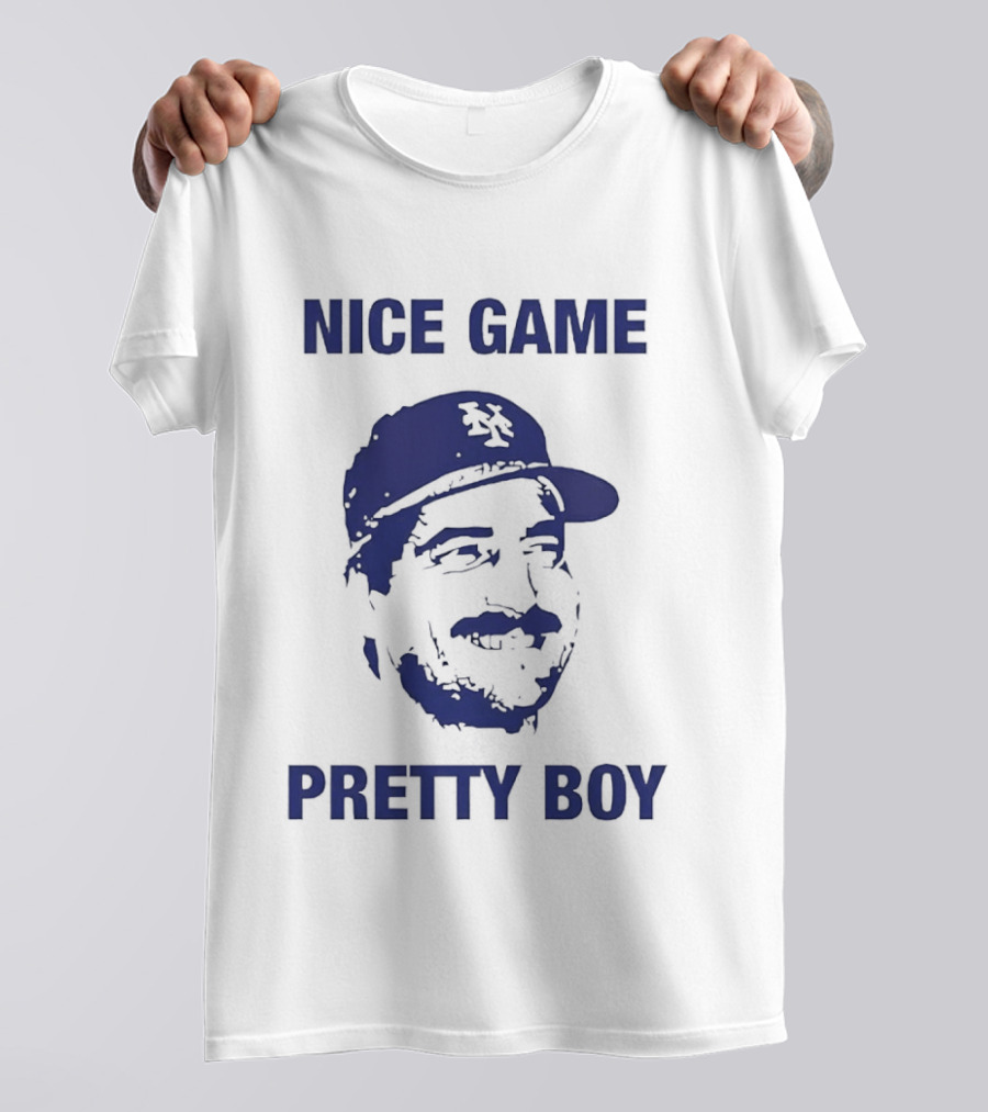 Nice Game Pretty Boy Keith Hernandez New York Mets Villain Line T-Shirt