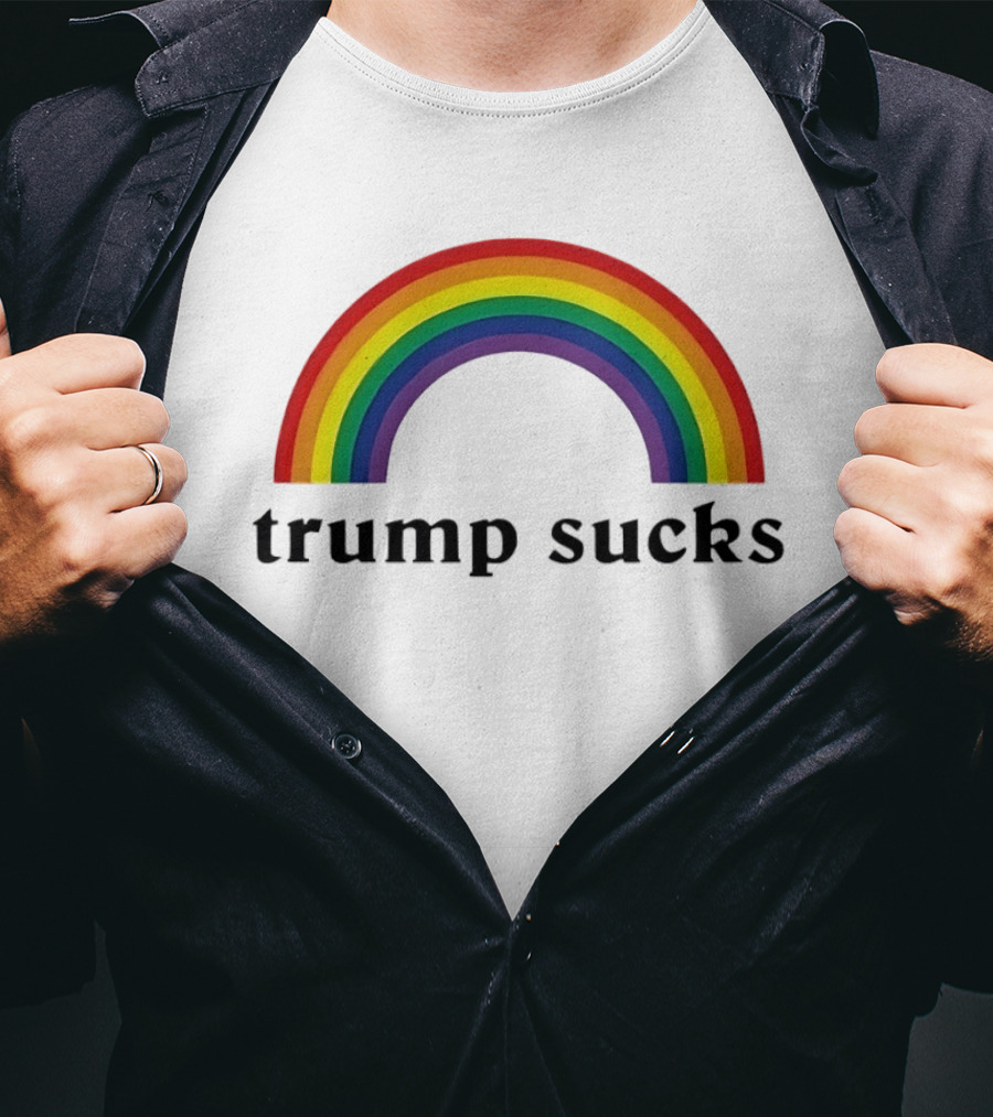 Trump Sucks Rainbow LGBT Pride T-Shirt
