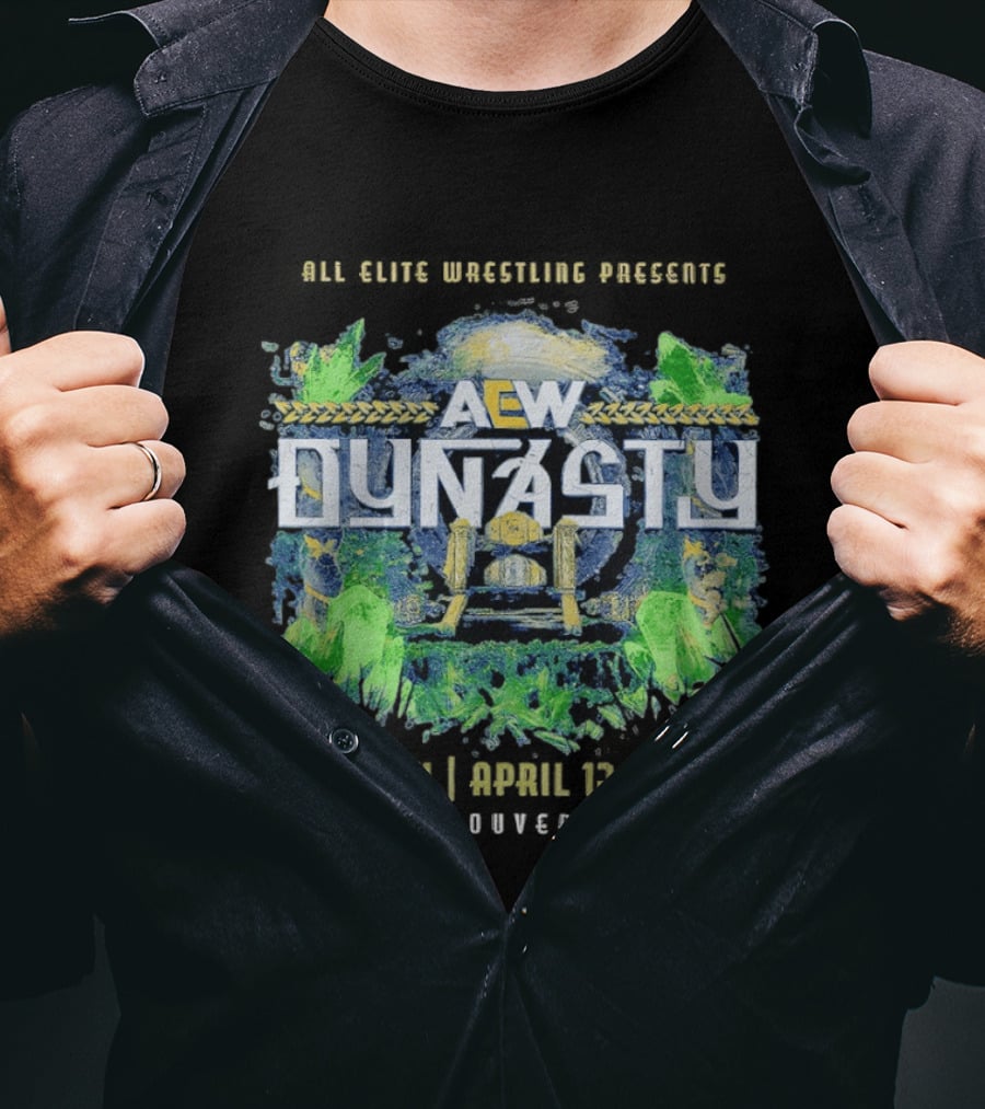 All Elite Wrestling AEW Dynasty 2026 Event April 12 Wembley London T-Shirt