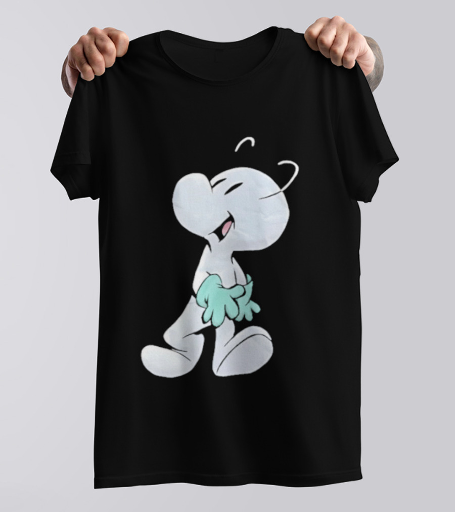 Fone Bone Character In Green Gloves Vintage Comic Style Bone Series T-Shirt