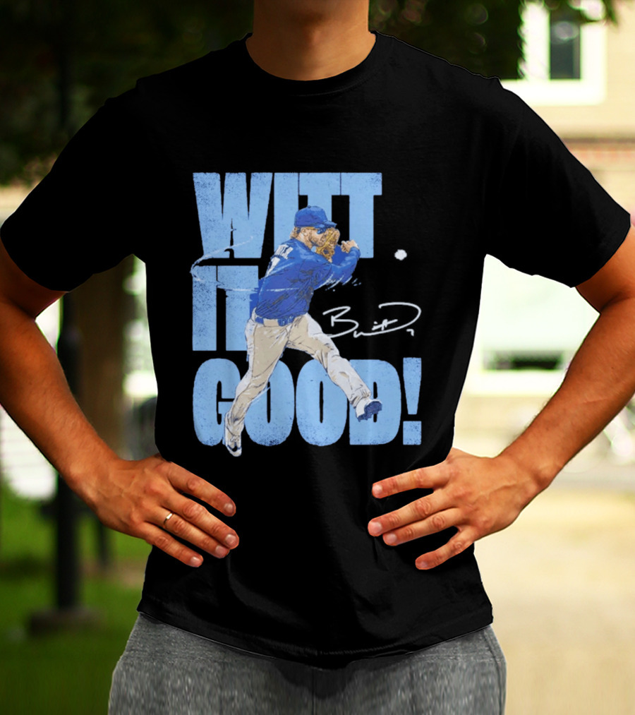 Bobby Witt Jr Kansas City Royals Witt It Good Celebrating Baseball Excellence T-Shirt
