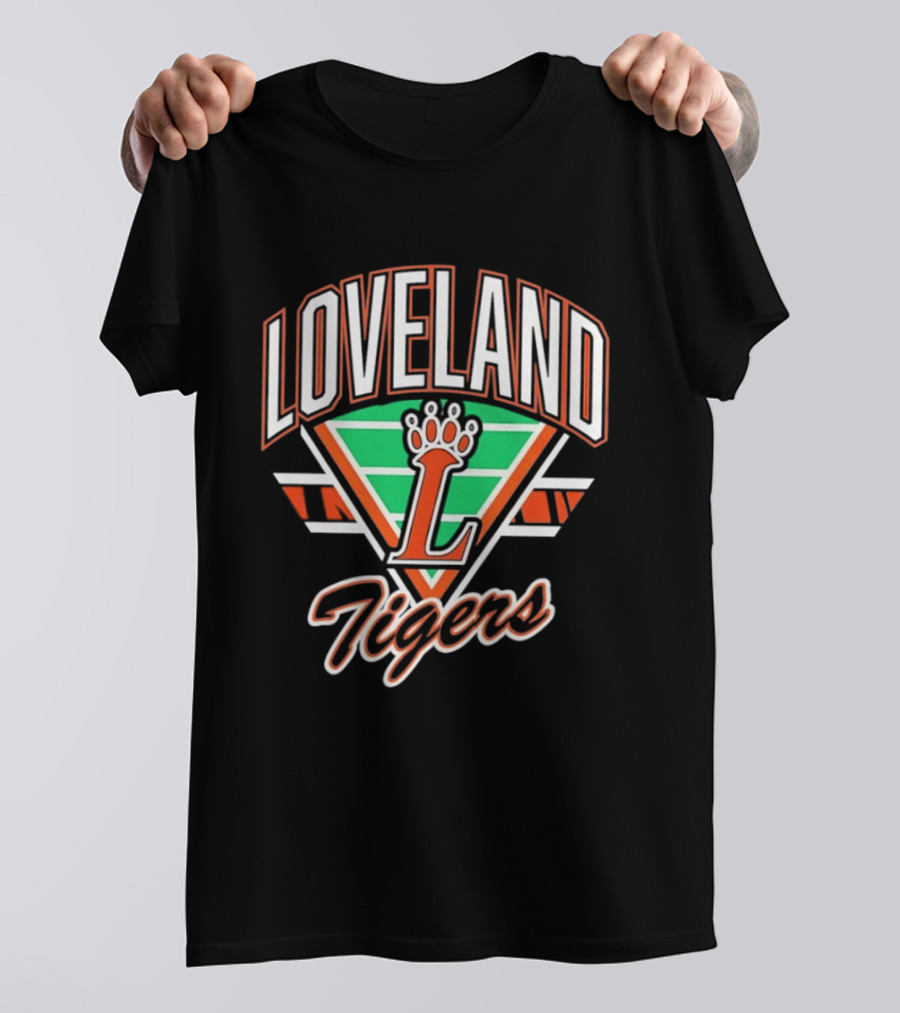 Loveland Tigers Football Gridiron Team T-Shirt