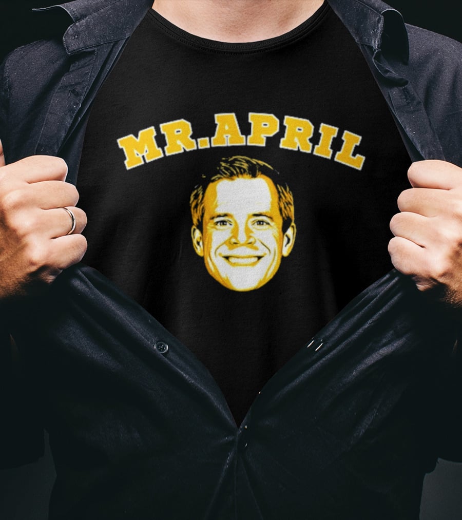Michigan Wolverines Mr. April Big Head T-Shirt