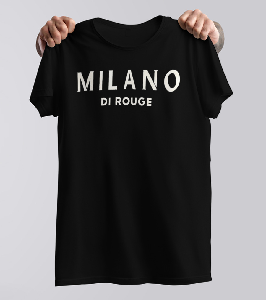 Milano Di Rouge Fashion Brand Luxe T-Shirt