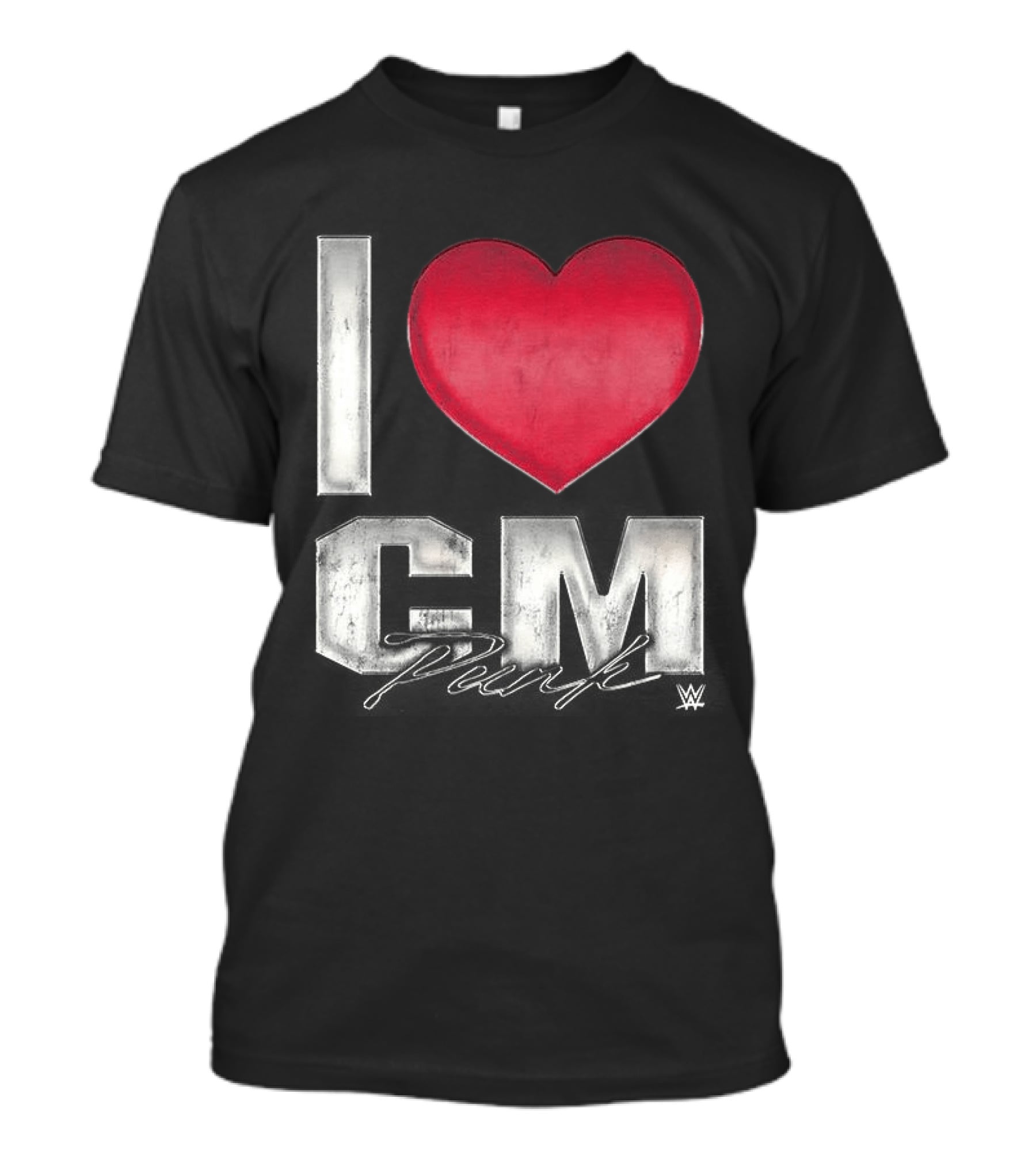 CM Punk I Heart WWE Love T-Shirt