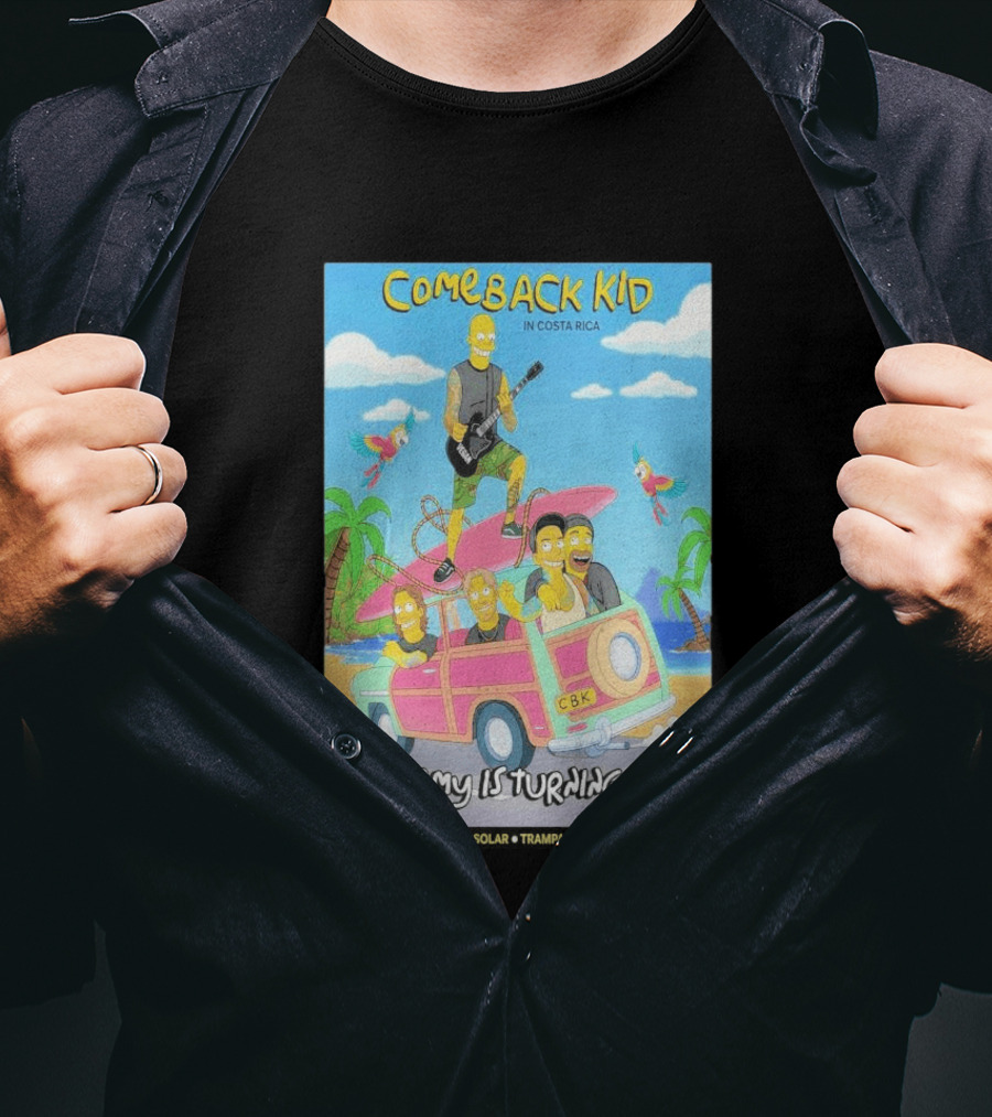 Comeback Kid In Costa Rica Jeremy Is Turning 50 Birthday Celebration T-Shirt