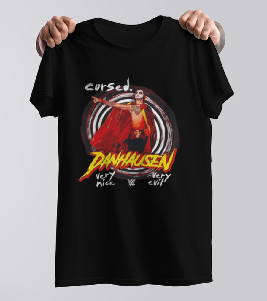 Cursed Danhausen WWE Very Nice Very Evil T-Shirt