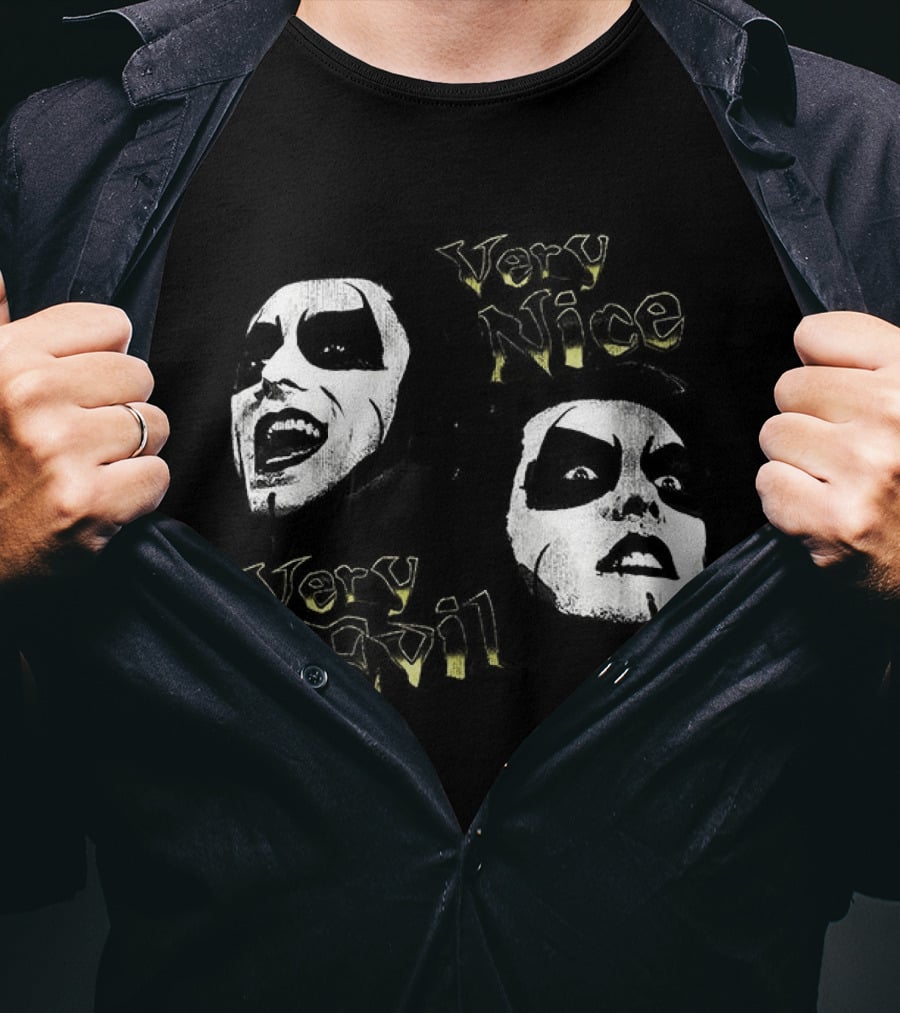 Danhausen WWE Very Nice Very Evil Grunge Face T-Shirt