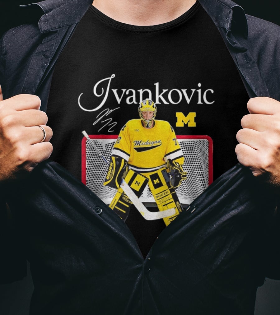 Ivankovic Michigan Wolverines Hockey 2026 T-Shirt