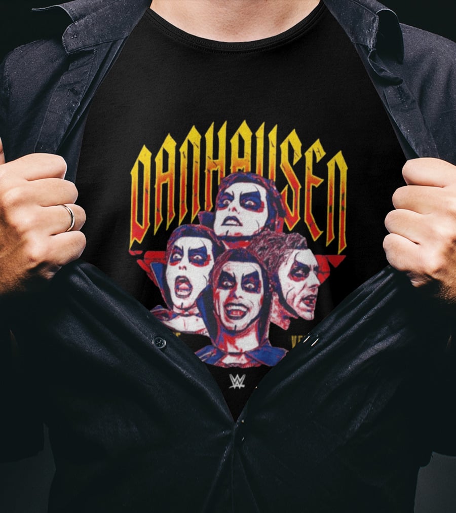 Danhausen WWE Very Nice Very Evil Expressions Faces T-Shirt