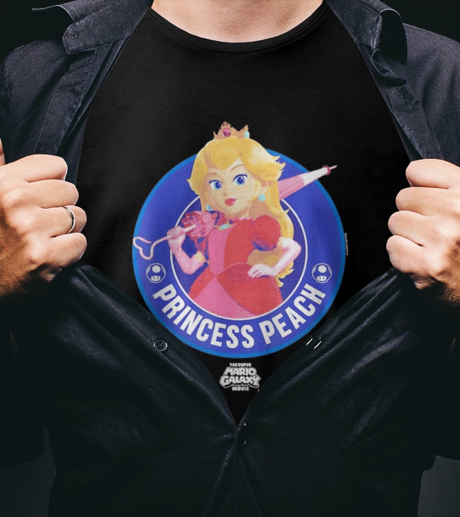 Princess Peach Super Mario Galaxy Movie Adventure T-Shirt