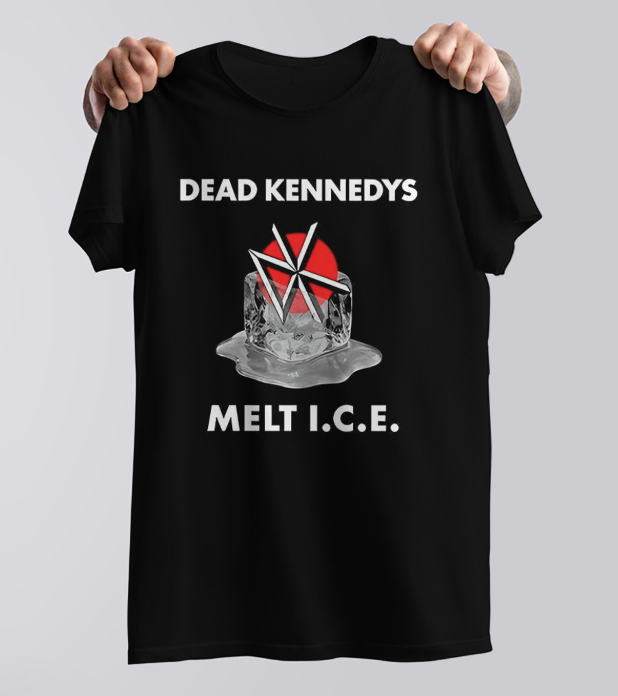 Dead Kennedys Melt I.C.E. Ice Cube Red T-Shirt