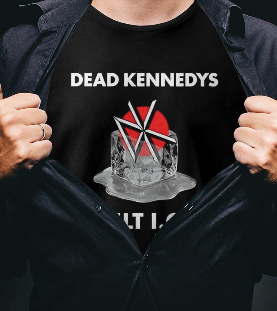Dead Kennedys Melt I.C.E. Ice Cube Red T-Shirt