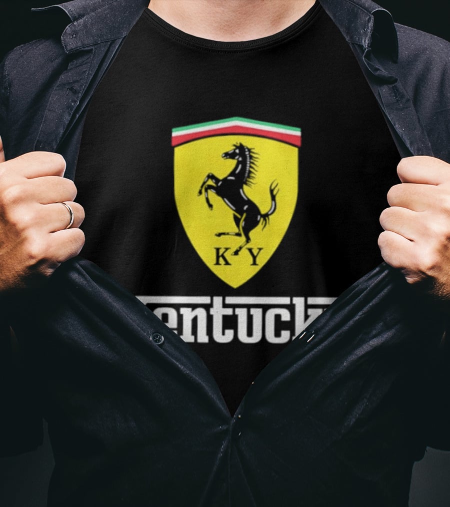 Kentucky Horsepower Ferrari T-Shirt