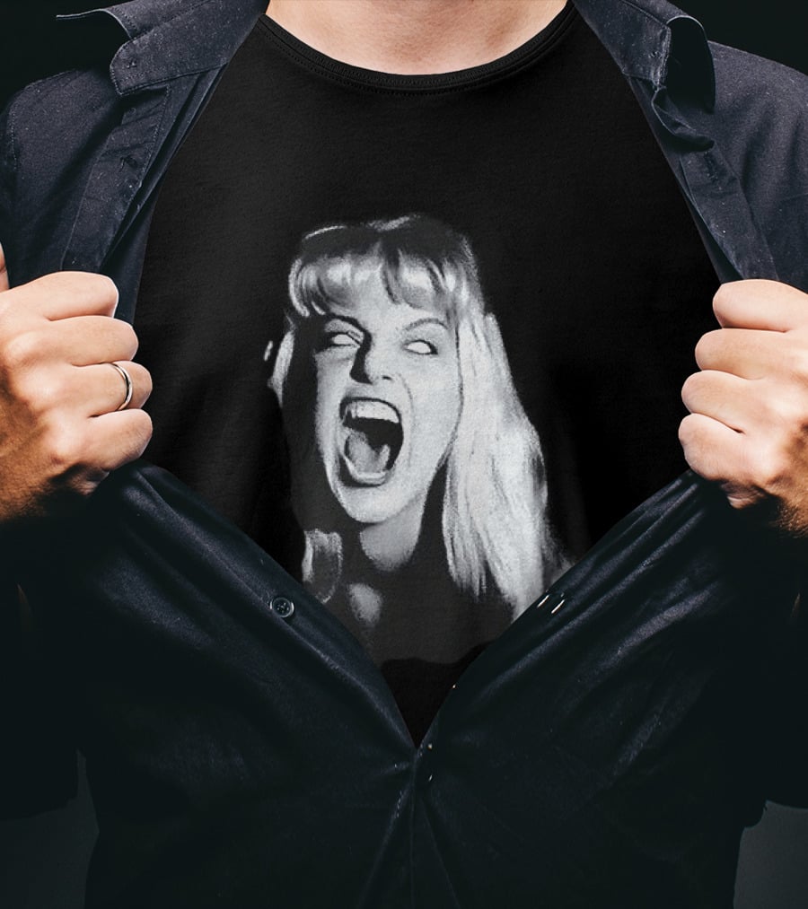 Laura Palmer Scream Twin Peaks Horror T-Shirt