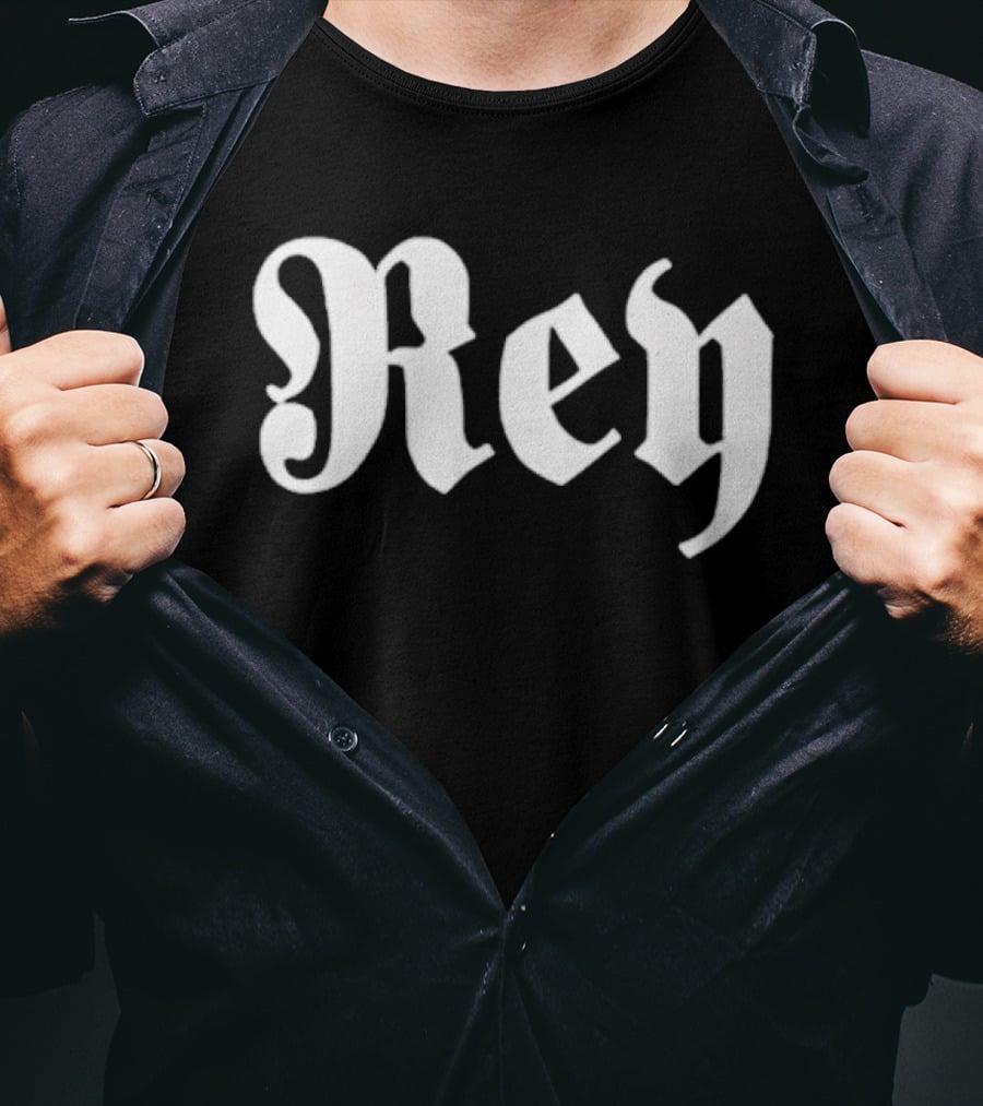 Rey Mysterio Hey Gothic Font T-Shirt