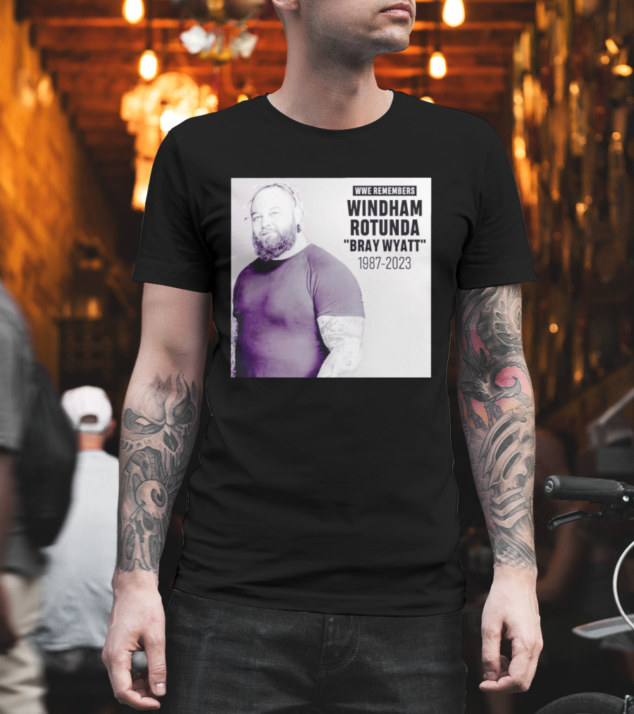 WWE Remembers Windham Rotunda Bray Wyatt 1987 2023 T-Shirt
