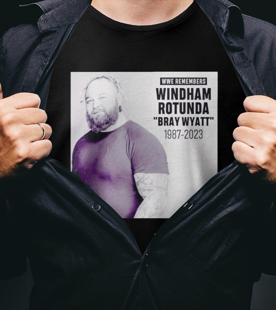 WWE Remembers Windham Rotunda Bray Wyatt 1987 2023 T-Shirt