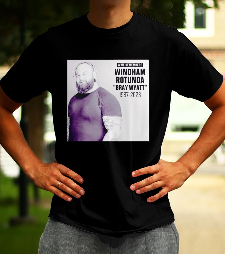 WWE Remembers Windham Rotunda Bray Wyatt 1987 2023 T-Shirt