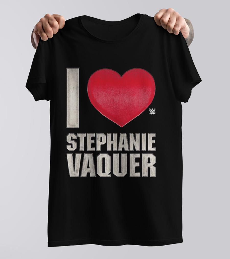 I Heart Stephanie Vaquer Enthusiast Passion W Red Heart T-Shirt