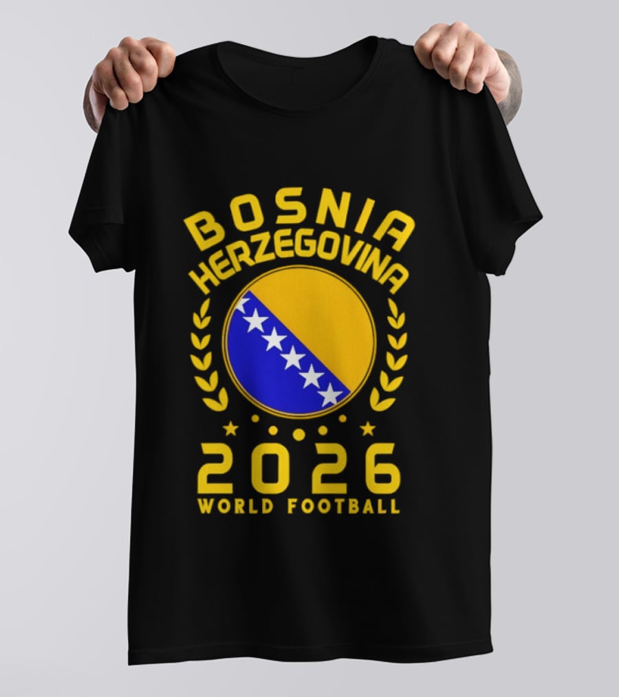 Bosnia Herzegovina World Football 2026 Supporter T-Shirt