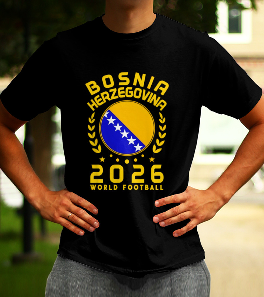 Bosnia Herzegovina World Football 2026 Supporter T-Shirt