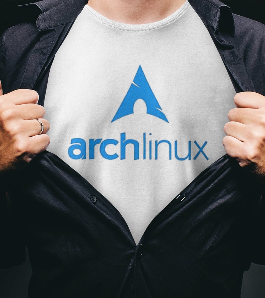 Arch Linux Blue A T-Shirt