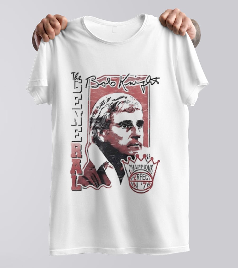 Bob Knight The General Champions Reflections 17 T-Shirt
