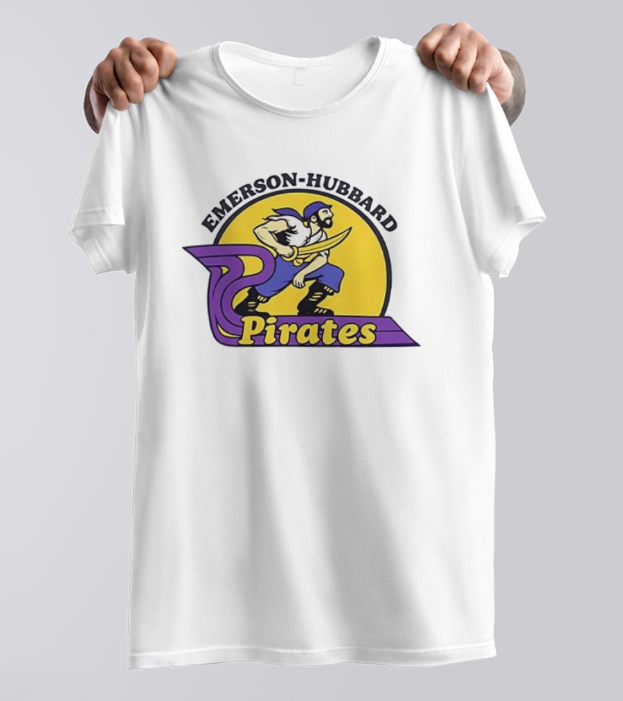 Emerson Hubbard Pirates 1983 Swordsman Yellow T-Shirt
