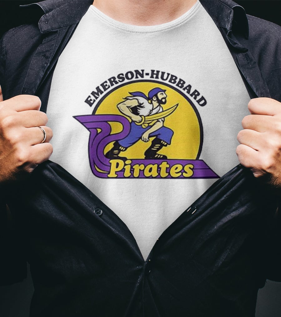 Emerson Hubbard Pirates 1983 Swordsman Yellow T-Shirt