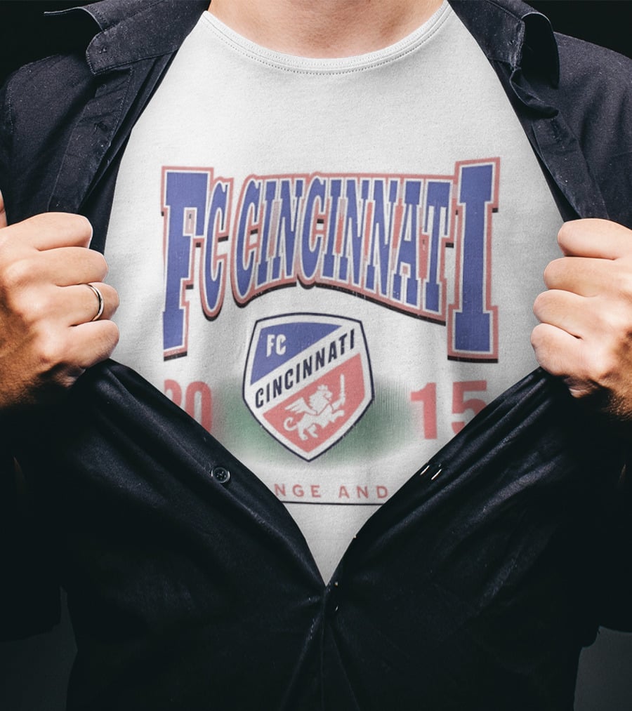 FC Cincinnati 2015 The Orange And Blue T-Shirt