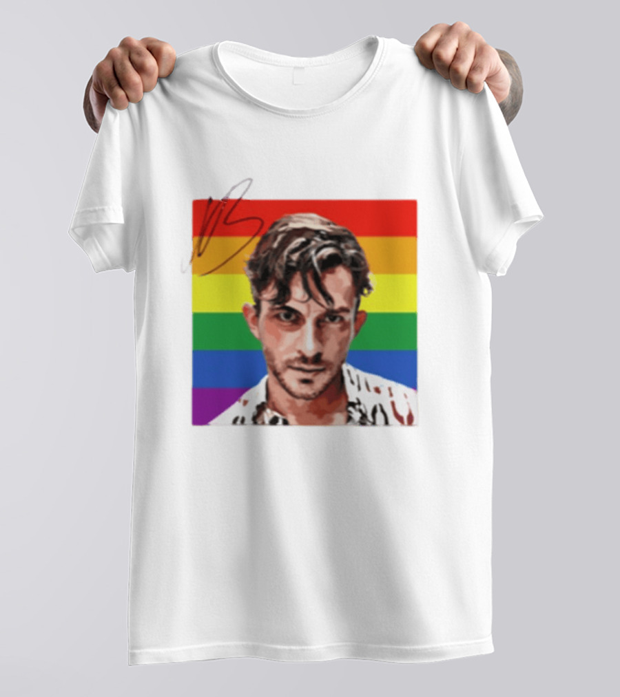 Jonathan Bailey LGBTQ+ Rainbow T-Shirt