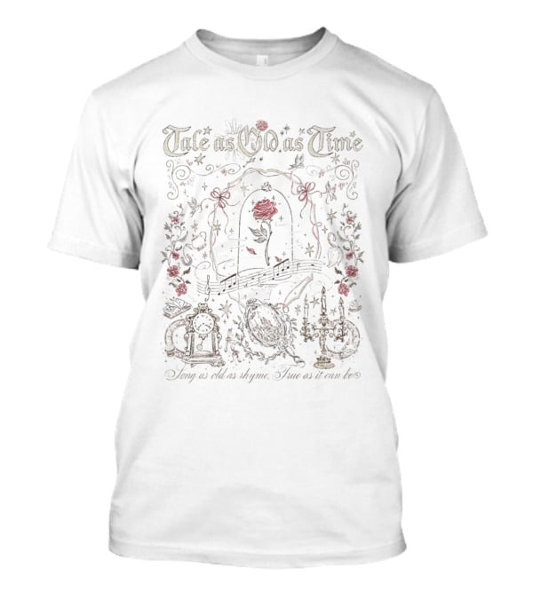 Tale As Old As Time Enchanted Rose And Melody T-Shirt