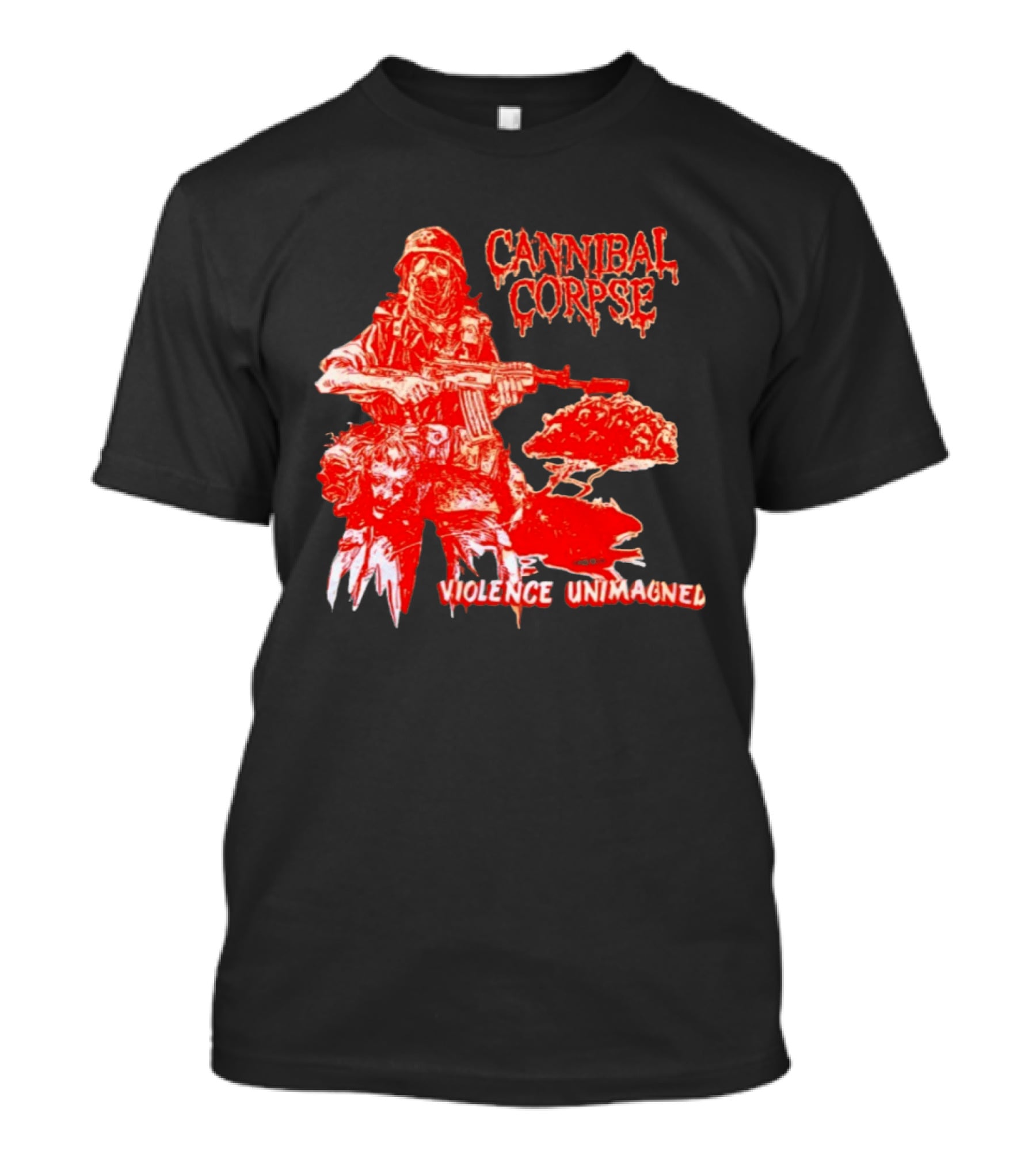 Cannibal Corpse Violence Unimagined Skeleton Soldier Album Merch T-Shirt