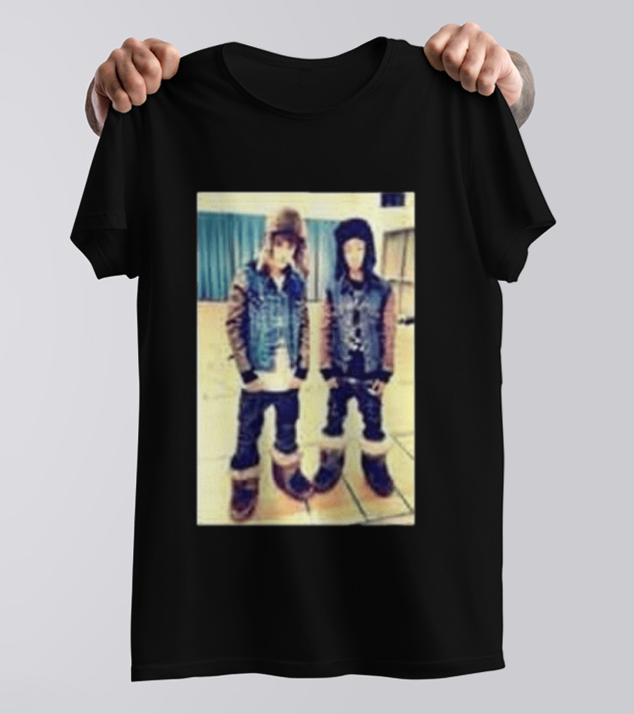 Justin Bieber Jaden Smith Never Say Never Denim And Fur Outfits T-Shirt