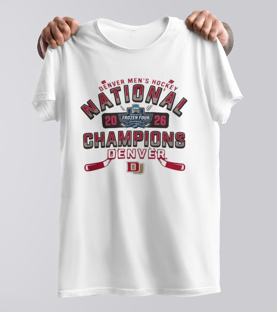Denver Men's Hockey National Champions 2026 Pioneers 11x T-Shirt