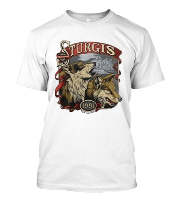 Morgan Wallen Harley Davidson Sturgis 1991 Wolf T-Shirt