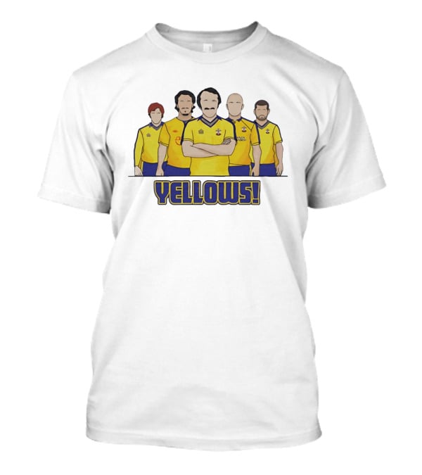 Yellows Southampton Football Club Retro Team T-Shirt
