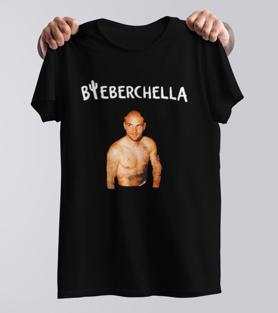 Bieberchella Tattooed Justin Bieber Humor T-Shirt
