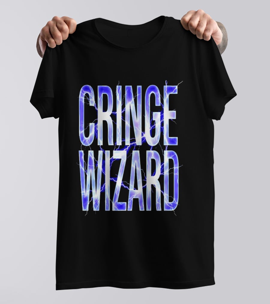 Cringe Wizard Electrified Lightning T-Shirt