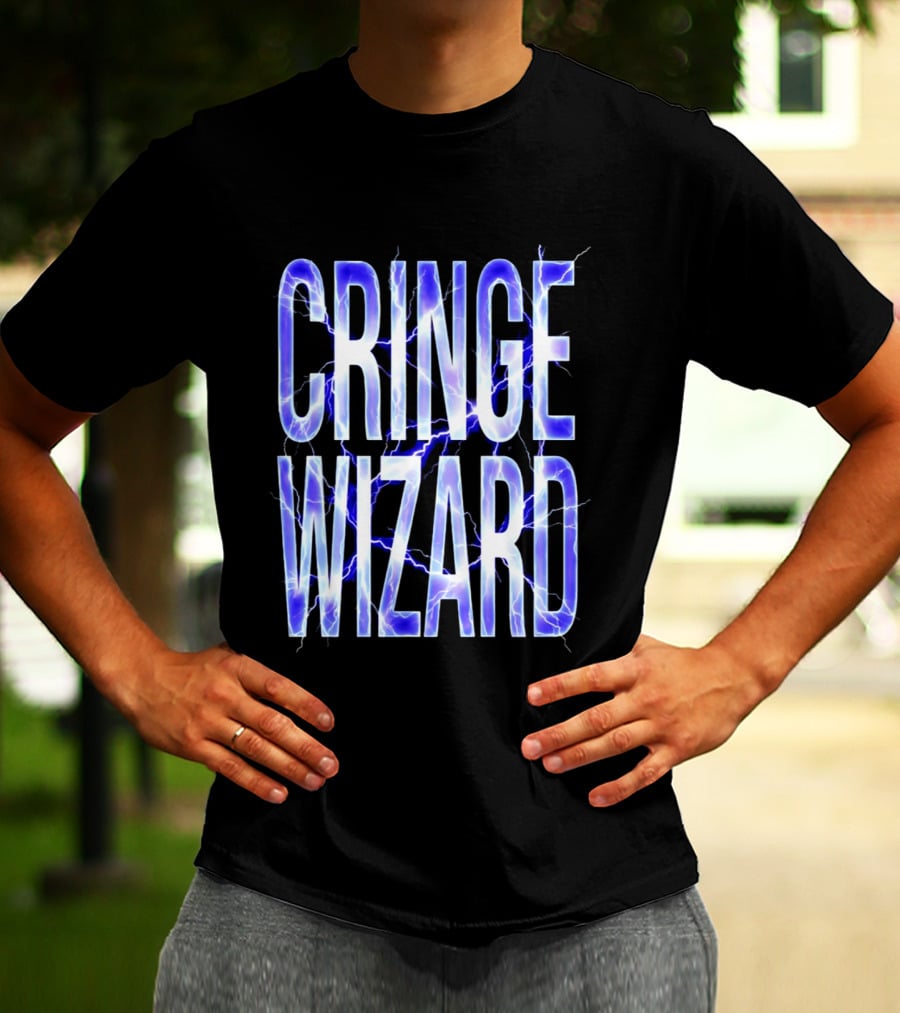 Cringe Wizard Electrified Lightning T-Shirt